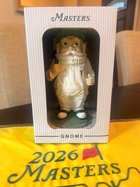 Limited Edition Official 2026 Masters Mini Caddie Garden Gnome